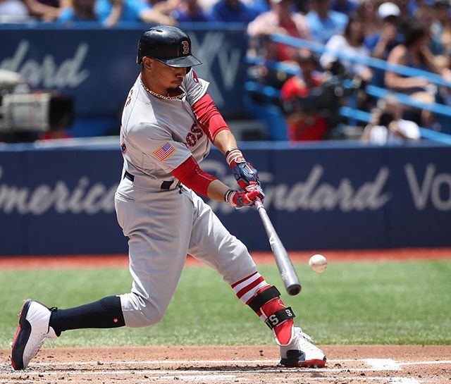 RECAP: Drew Pomeranz tosses quality start; Mookie Betts drives in EIGHT runs as #RedSox sweep Jays with 15-1&nbsp;win.