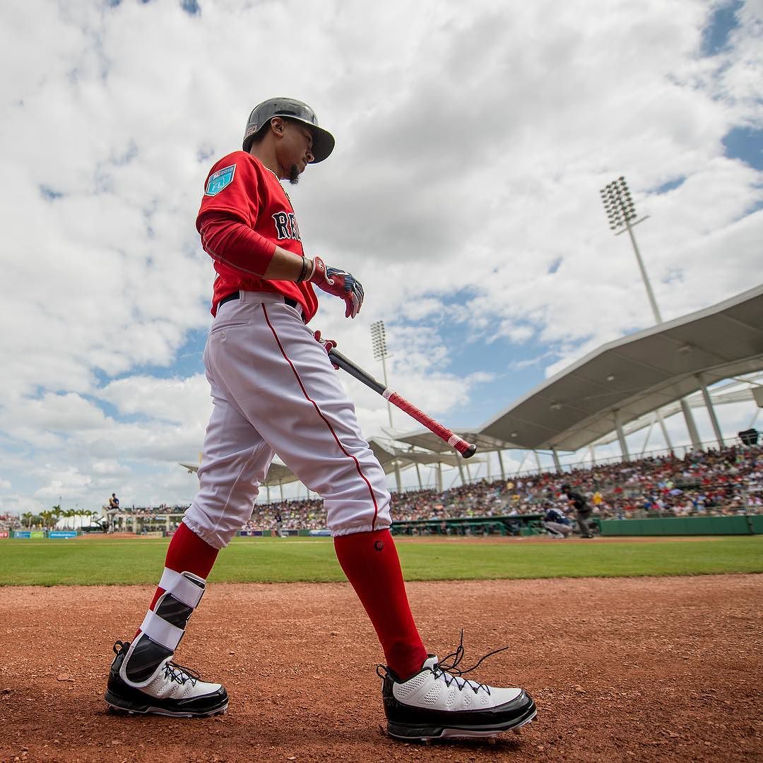 Mookie Betts Hit His First #RedSox Home Run of 2018&nbsp;Today.