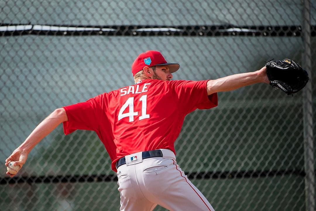 Chris Sale Struck out Seven Twins for the #RedSox&nbsp;Today.