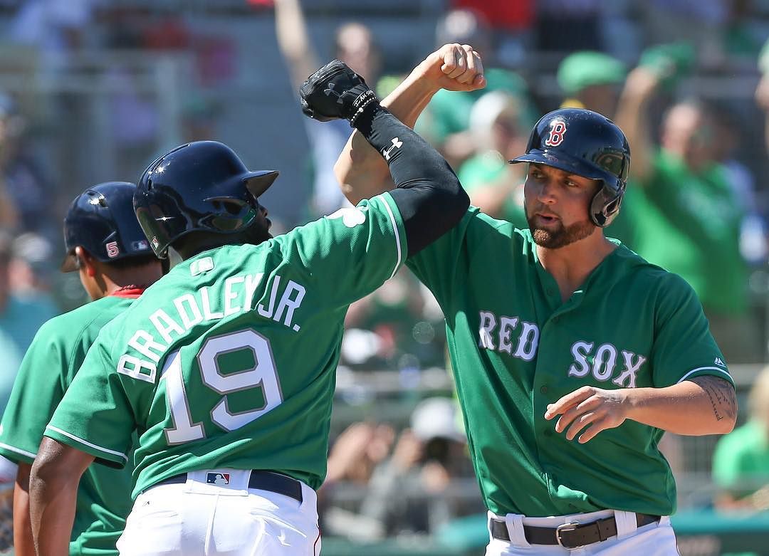 Mitch Moreland and Sam Travis Each Hit a Home Run for the #RedSox&nbsp;Today.