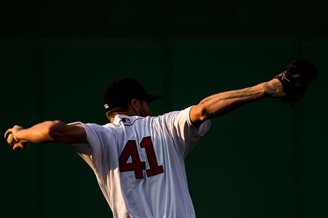 Chris Sale Had to Leave His Start Early Today Because of a Line Drive He Took off His Left&nbsp;Hip.