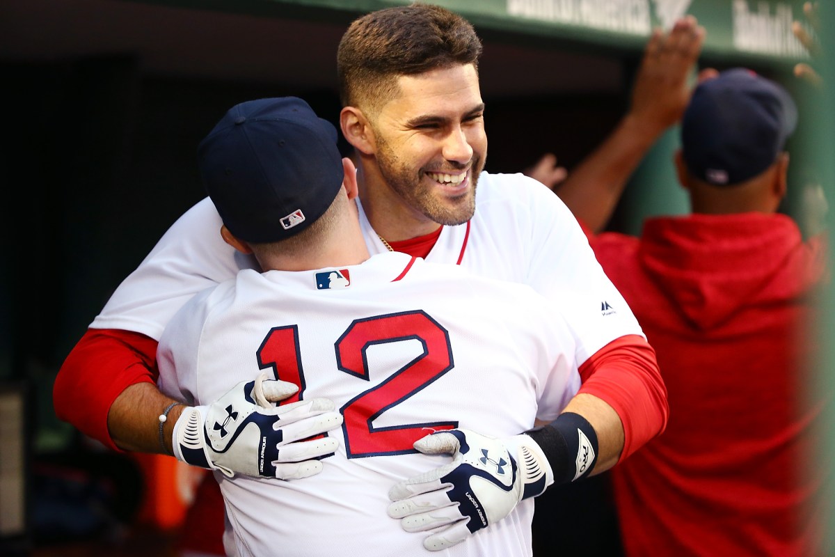 RECAP: JD Martinez Makes History as #RedSox Halt Angels Comeback Attempt in 9-6&nbsp;Win.