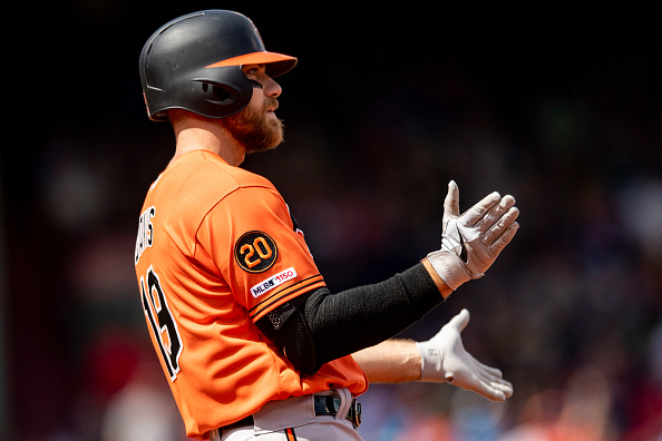 Orioles’ Chris Davis Ends Hitless Streak with First Inning Two-Run Single off Rick&nbsp;Porcello