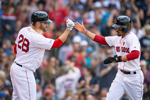 Mookie Betts and J.D. Martinez Selected as American League Reserves for 2019 All-Star Game, Xander Bogaerts and Rafael Devers Snubbed