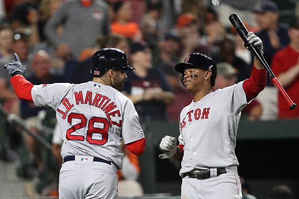 JD Martinez Mashes Two of Red Sox’ Six Homers in 13-2 Beatdown of&nbsp;Orioles