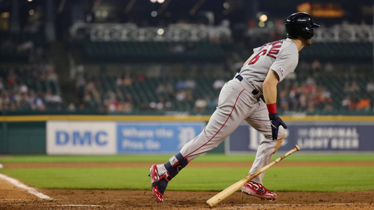Andrew Benintendi Celebrates 25th Birthday with Four Hits, Finishes Home Run Shy of Cycle as Red Sox Take Series from Tigers with 10-6 Victory