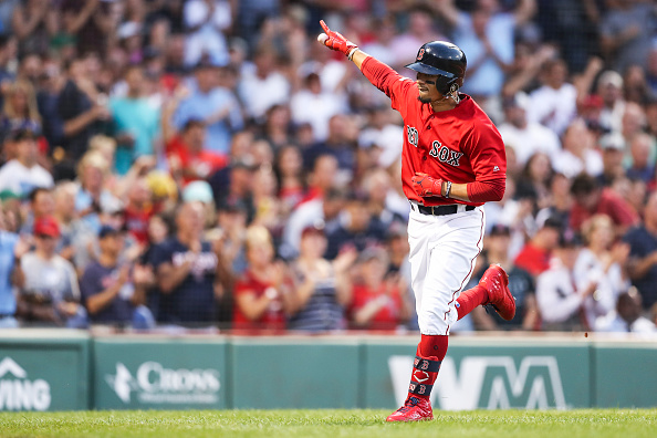 Mookie Betts Belts Three Homers, Drives in Five Runs as Red Sox Top Yankees 10-5 for Second Straight&nbsp;Win