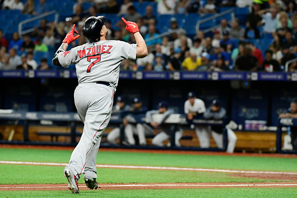 Christian Vazquez Comes Through with Go-Ahead, Pinch-Hit Home Run as Red Sox Hold on to Take Series from Rays and Improve to 10 Games over .500 for First Time This&nbsp;Season
