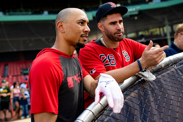 Mookie Betts and J.D. Martinez Both in Red Sox Lineup for Second Game Against&nbsp;Royals