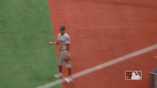 Mookie Betts Makes Spectacular Throw to Nab Avisail Garcia at Third in Red Sox’ Loss to&nbsp;Rays