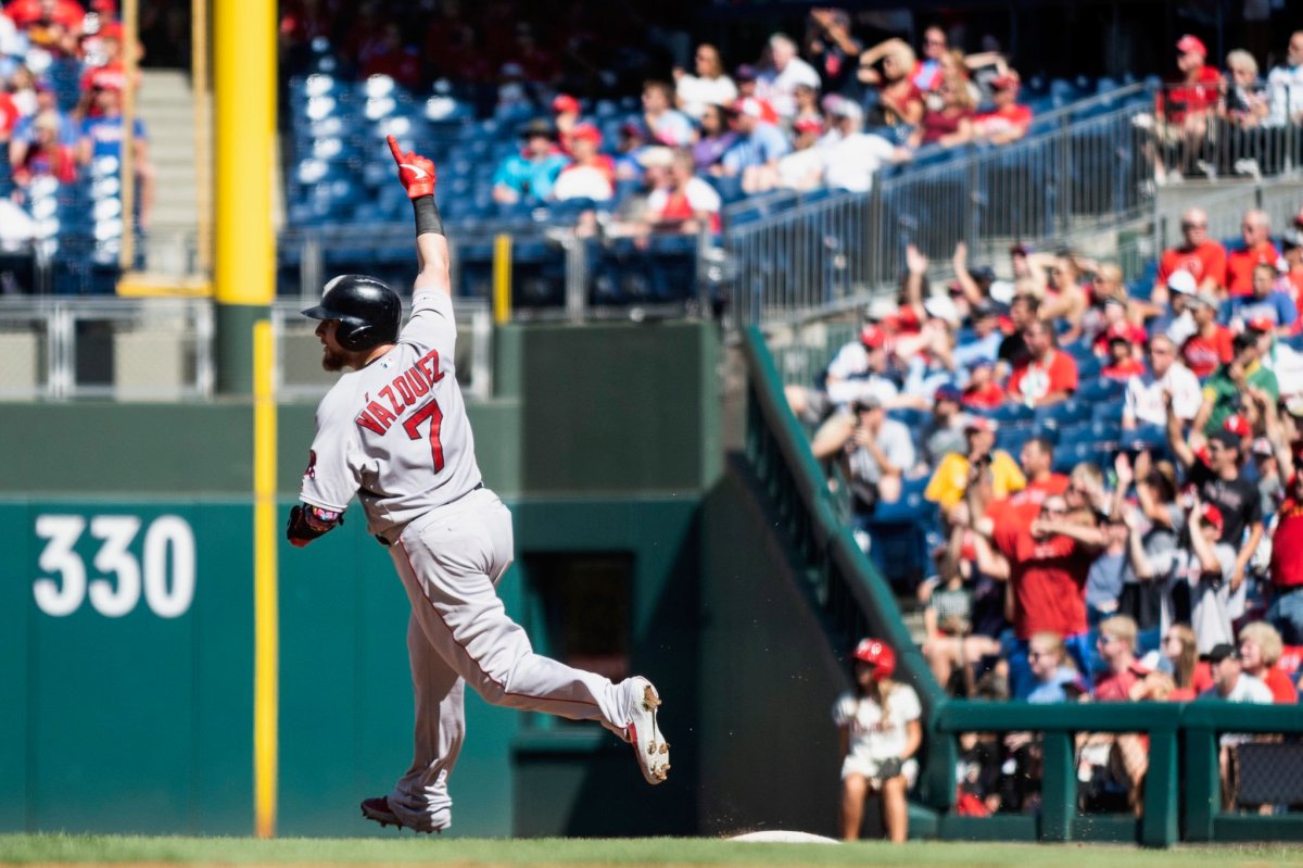 Christian Vazquez Has Career Day at Plate as Red Sox Finish off Sweep of&nbsp;Phillies