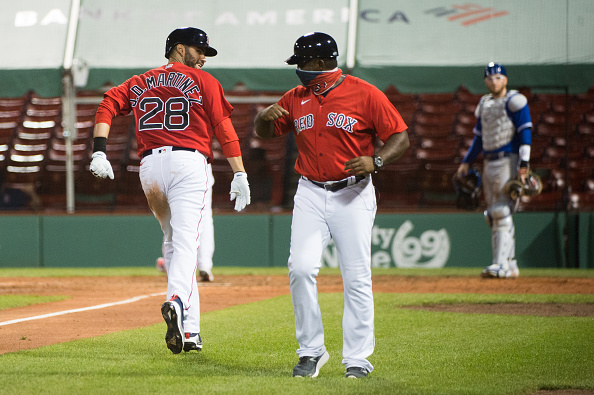 J.D. Martinez, Mitch Moreland Club Homers as Red Sox Fall to Blue Jays in First of Two Exhibition Games at Fenway&nbsp;Park