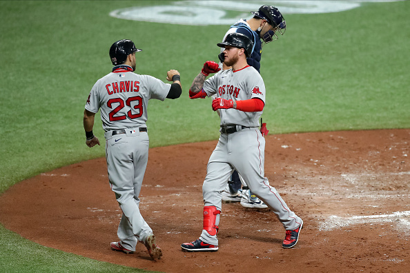 Michael Chavis, Alex Verdugo Both Homer While Martin Perez Tosses Five Scoreless Innings Against Rays as Red Sox Halt Losing Streak at&nbsp;Four