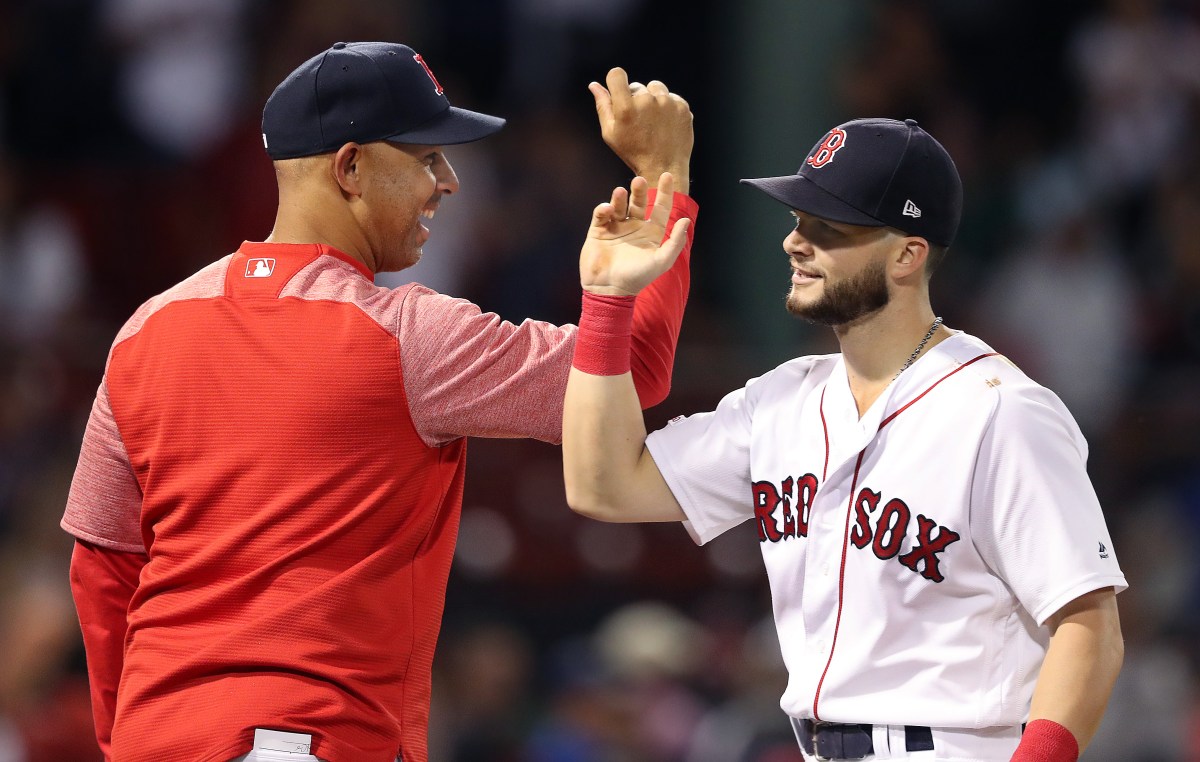 Red Sox manager Alex Cora wants to see Andrew Benintendi return to October 2018&nbsp;form