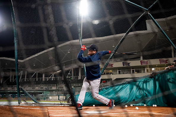 Red Sox’ Alex Verdugo prefers hitting in batting cage to on-field batting practice: ‘It keeps my swing more locked&nbsp;in’