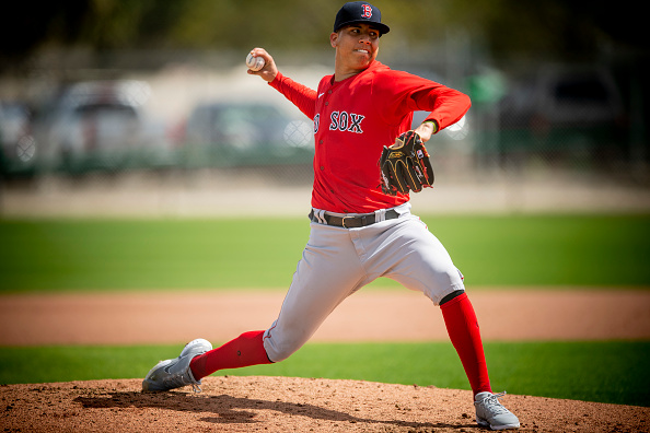 Red Sox pitching prospect Bryan Mata ‘will get back into a throwing program before too long to test’ out elbow following slight UCL&nbsp;tear