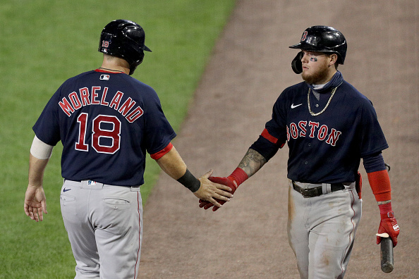 How Red Sox’ Alex Verdugo became a better major-leaguer because of veteran teammates like Mitch Moreland, Rich Hill