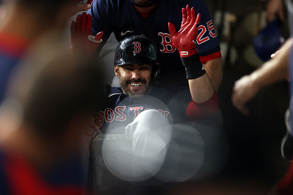 Red Sox slugger J.D. Martinez enjoys multi-homer game against Rangers even while dealing with migraine symptoms: ‘He’s on a mission,’ Alex Cora&nbsp;says