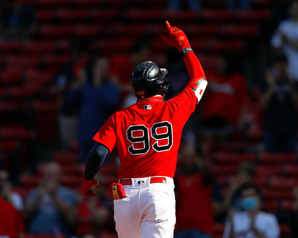 Red Sox’ Alex Verdugo describes hitting home run with family and friends at Fenway Park for his birthday as ‘a very special&nbsp;moment’