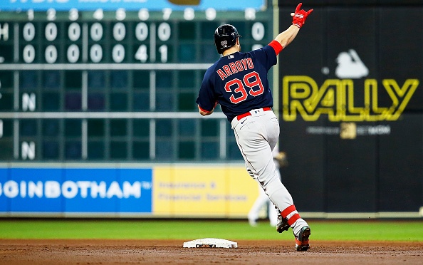 Martín Pérez tosses 7 2/3 scoreless innings, Christian Arroyo crushes 3-run homer as Red Sox salvage series against Astros with 5-1&nbsp;win