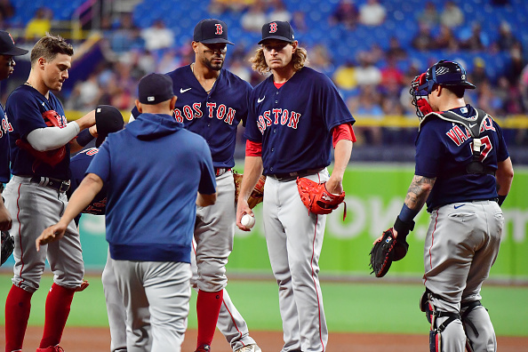 Garrett Richards gets rocked in shortest outing of season as Red Sox fall to Rays,&nbsp;8-2