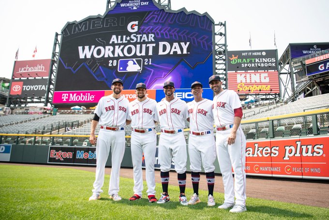 Red Sox at the All-Star Game: Xander Bogaerts, Rafael Devers, J.D. Martinez combine for 3 hits; Nathan Eovaldi, Matt Barnes toss scoreless inning each in American League’s 5-2&nbsp;win