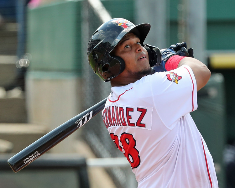 Red Sox catching prospect Ronaldo Hernández has been red-hot at the plate for Double-A&nbsp;Portland