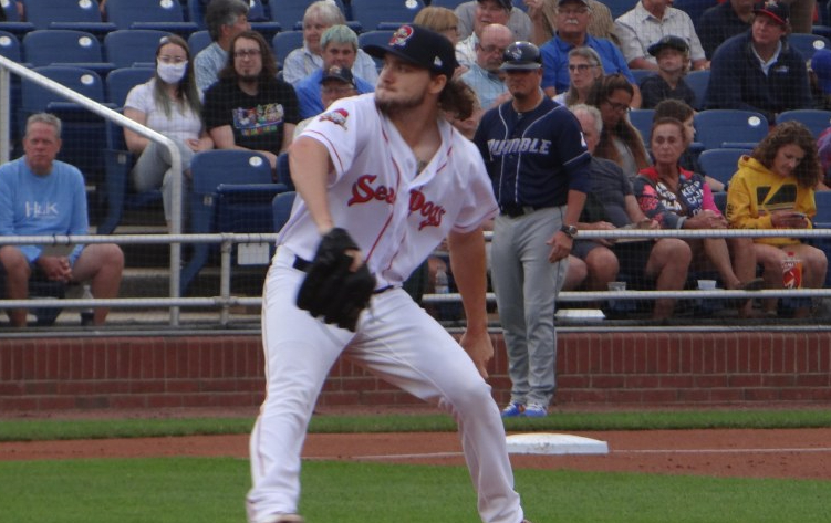Red Sox pitching prospect Chris Murphy allows just 1 hit and strikes out 7 over 7 scoreless innings in latest start for Double-A&nbsp;Portland