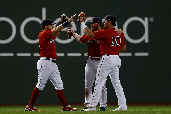 Red Sox mash 4 homers, hold on to 8-5 victory over Indians for third straight&nbsp;win