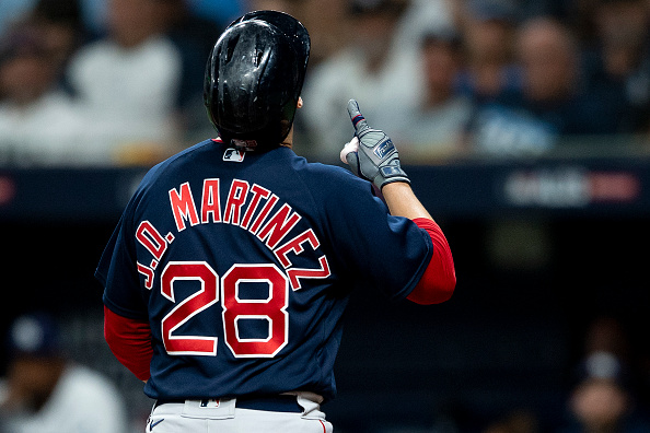 J.D. Martinez once again batting sixth for Red Sox in Game 3 of ALDS vs.&nbsp;Rays