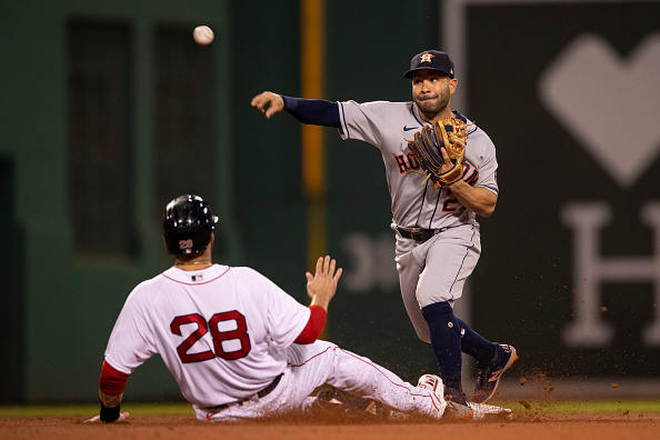 Red Sox’ offensive struggles continue in 9-1 blowout loss to Astros in Game 5 of&nbsp;ALCS