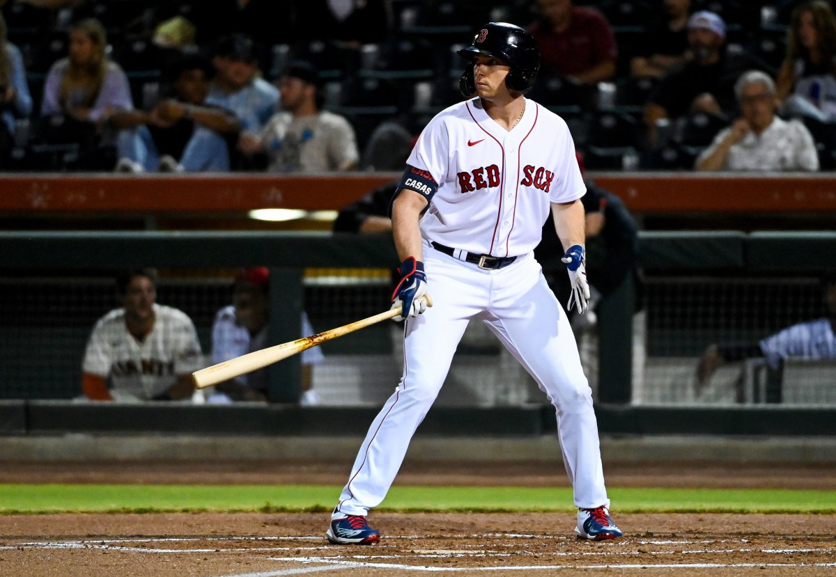Red Sox top prospect Triston Casas boasting .455 on-base percentage in Arizona Fall League; ‘We’re really excited about him,’ Chaim Bloom&nbsp;says