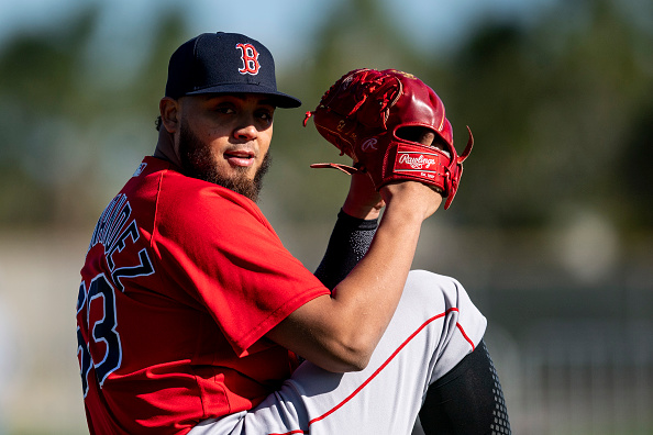 Red Sox option Eduard Bazardo, Darwinzon Hernandez to Triple-A Worcester, inform Derek Holland he will not make Opening Day&nbsp;roster
