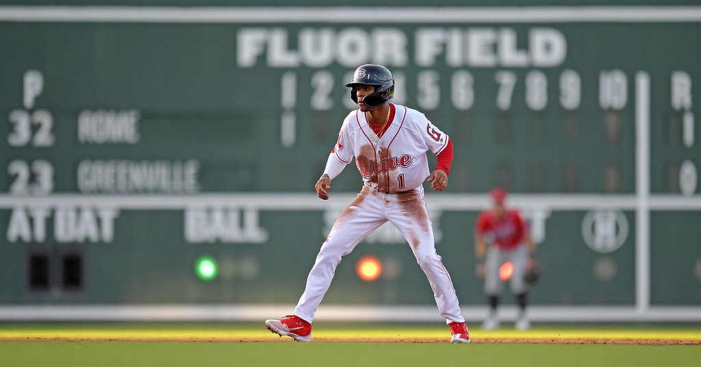 Red Sox prospect Ceddanne Rafaela hits for natural cycle in&nbsp;Greenville
