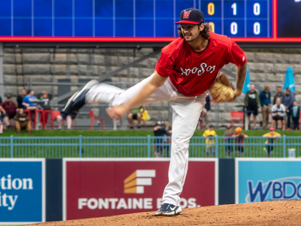 Red Sox pitching prospect Connor Seabold scratched from start with Triple-A Worcester due to pectoral&nbsp;strain