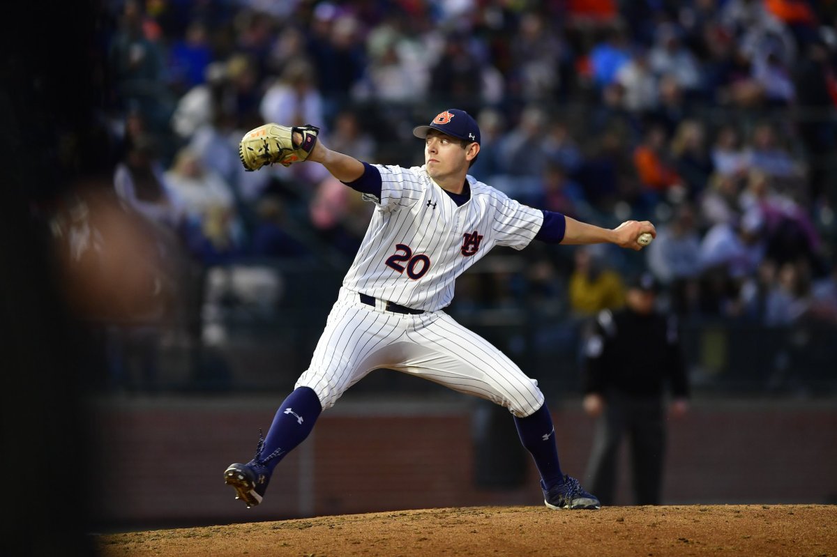 Red Sox select Auburn left-hander Hayden Mullins with 12th-round pick in 2022 MLB&nbsp;Draft