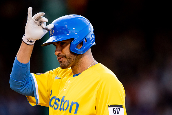 J.D. Martinez (back spasms) out of Red Sox lineup for Monday’s series opener against&nbsp;Guardians