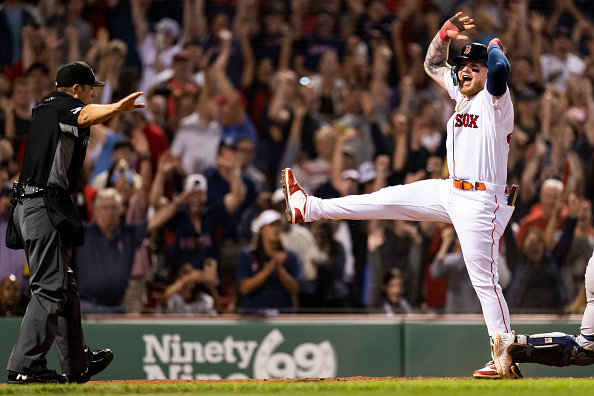 Franchy Cordero, Christian Vázquez, and J.D. Martinez all homer as Red Sox beat Yankees, 11-6, to earn series&nbsp;split