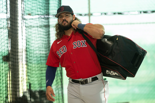 Jorge Alfaro arrives at Red Sox camp after being delayed by visa&nbsp;issues