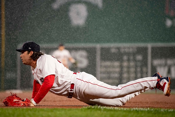 Costly errors come back to bite Red Sox in rain-soaked 4-3 loss to&nbsp;Rockies