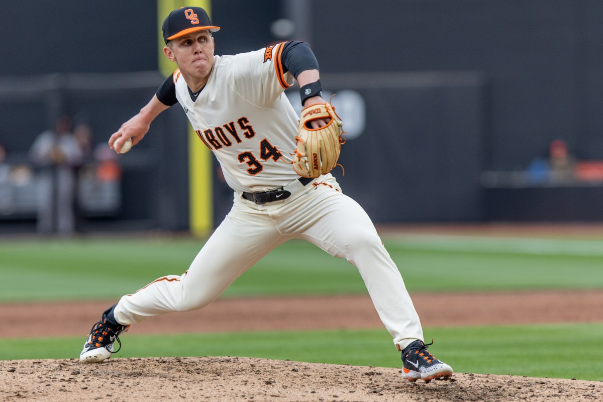 Red Sox select Oklahoma State reliever Isaac Stebens with 16th-round pick in 2023 MLB&nbsp;Draft