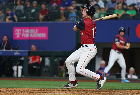 Red Sox’ Kyle Teel rips two doubles at All-Star Futures&nbsp;Game